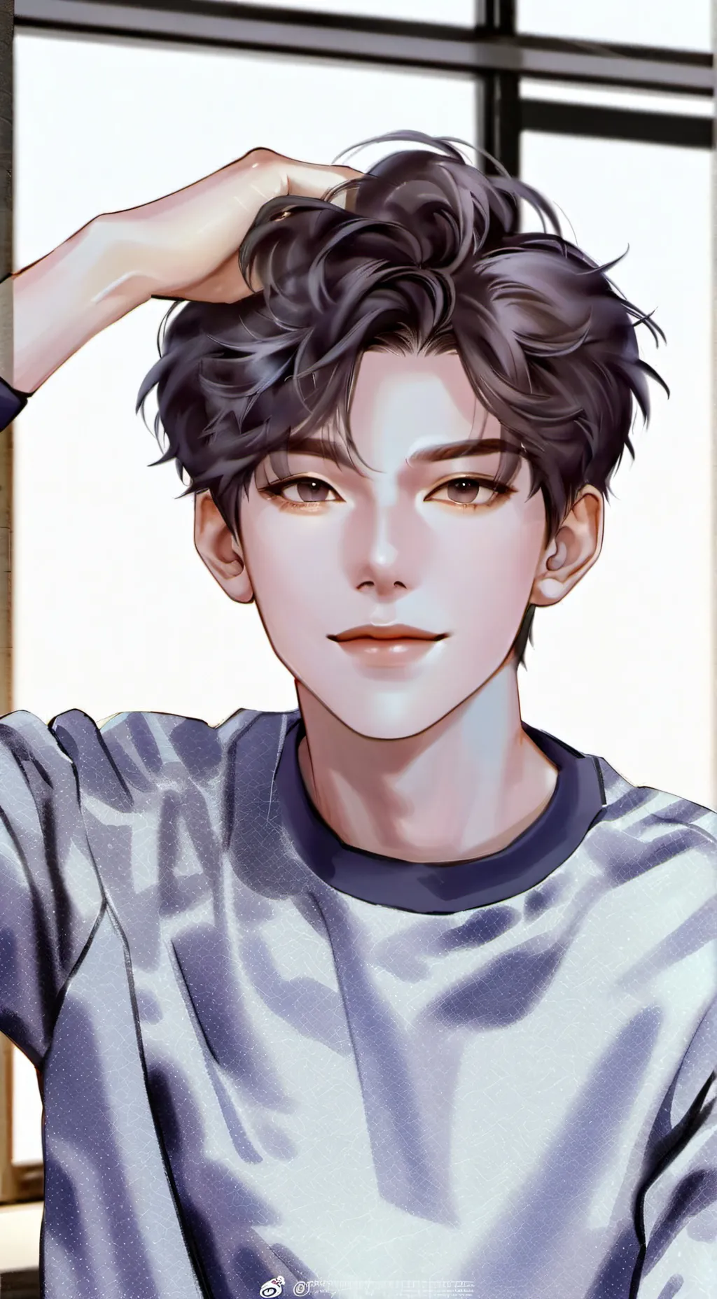 ai character: 2D crush💔 background