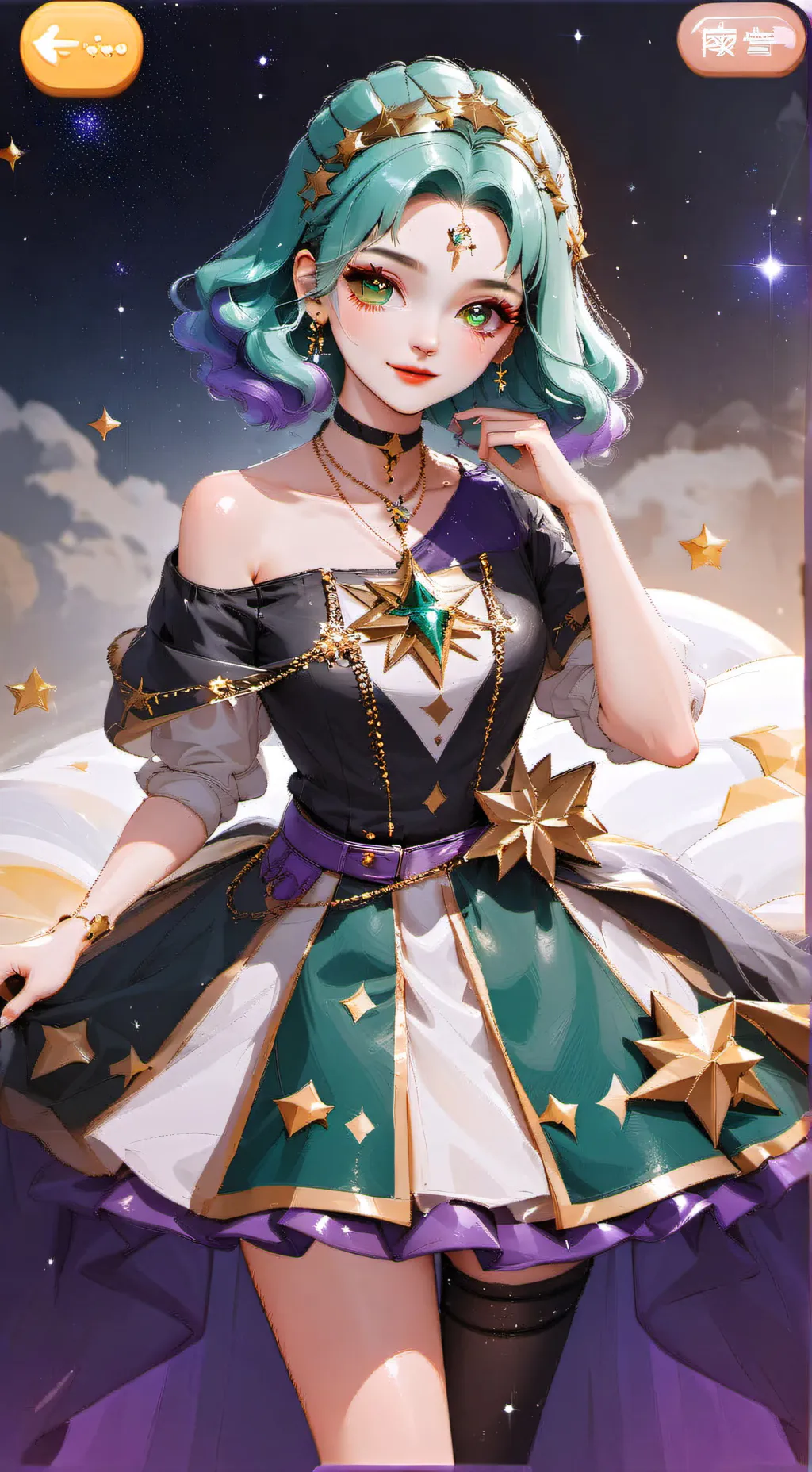 ai character: Sparkleping  background