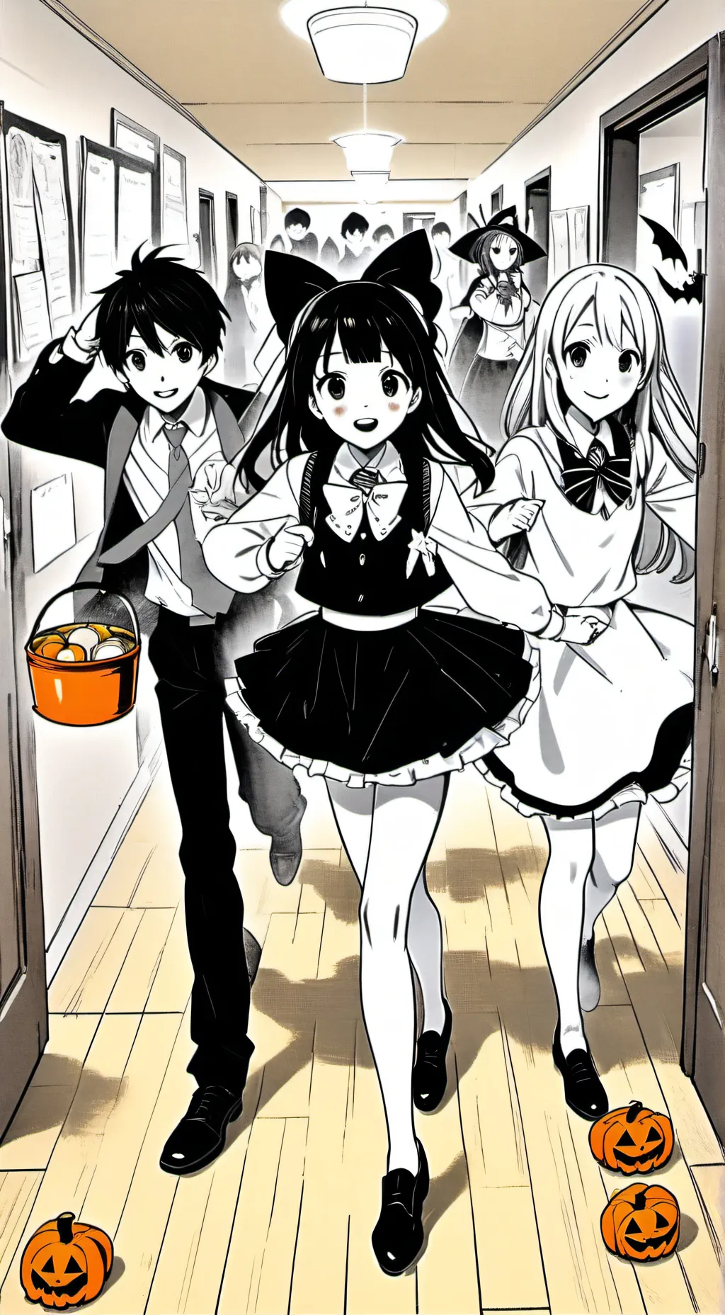 ai character: Fpe Halloween  background