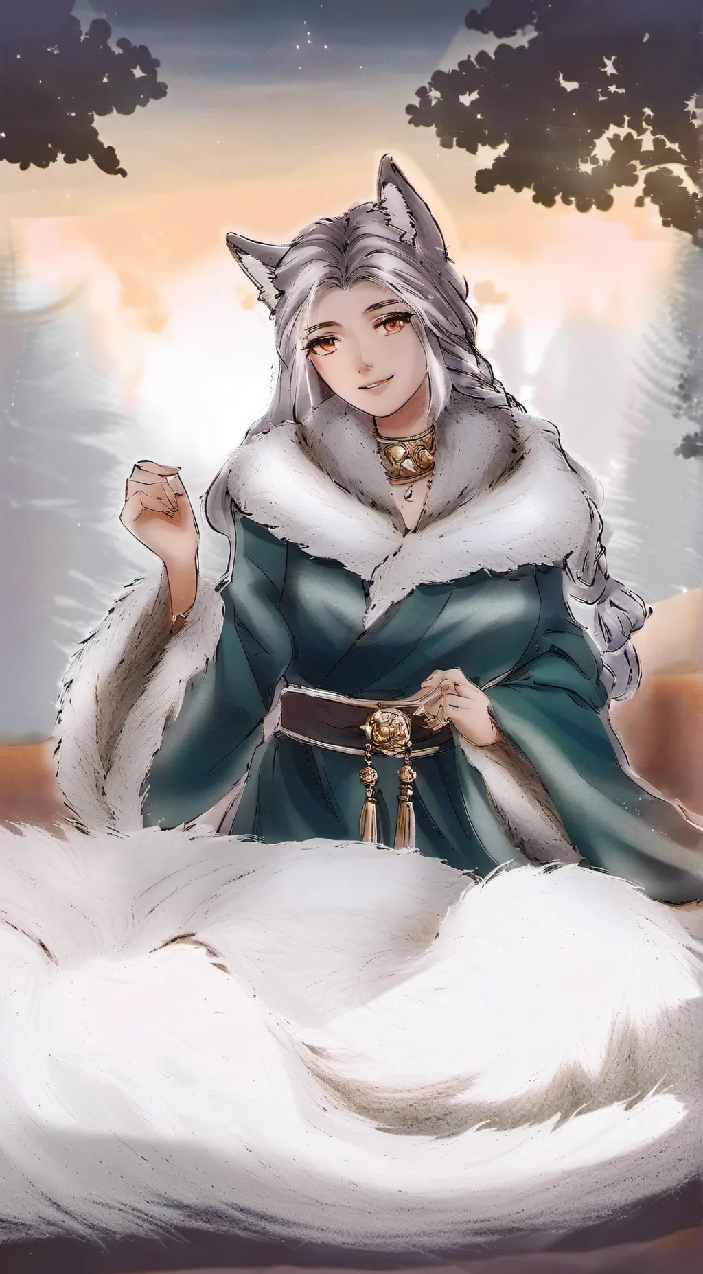 ai character: Ivi Saarrias  background