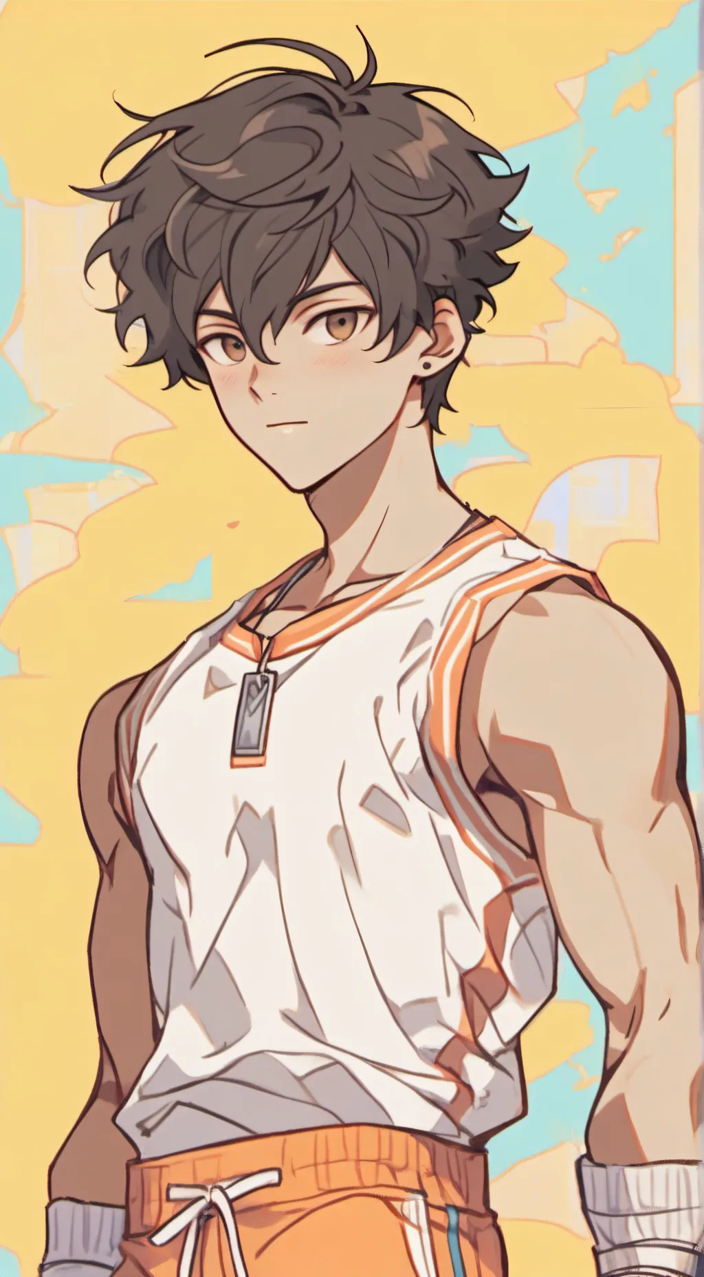 ai character: leon background