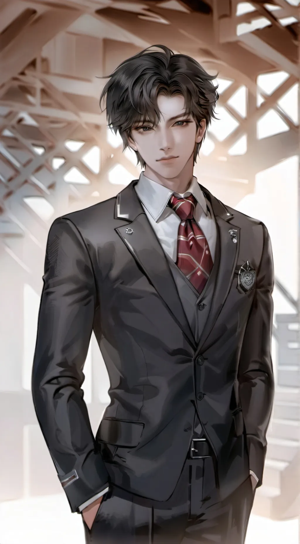 ai character: Kenji  background