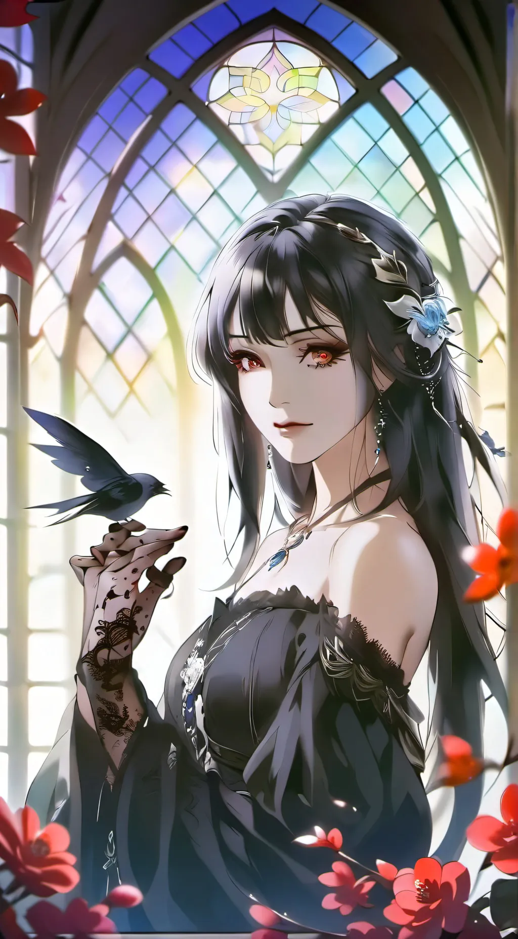 ai character: demona  background