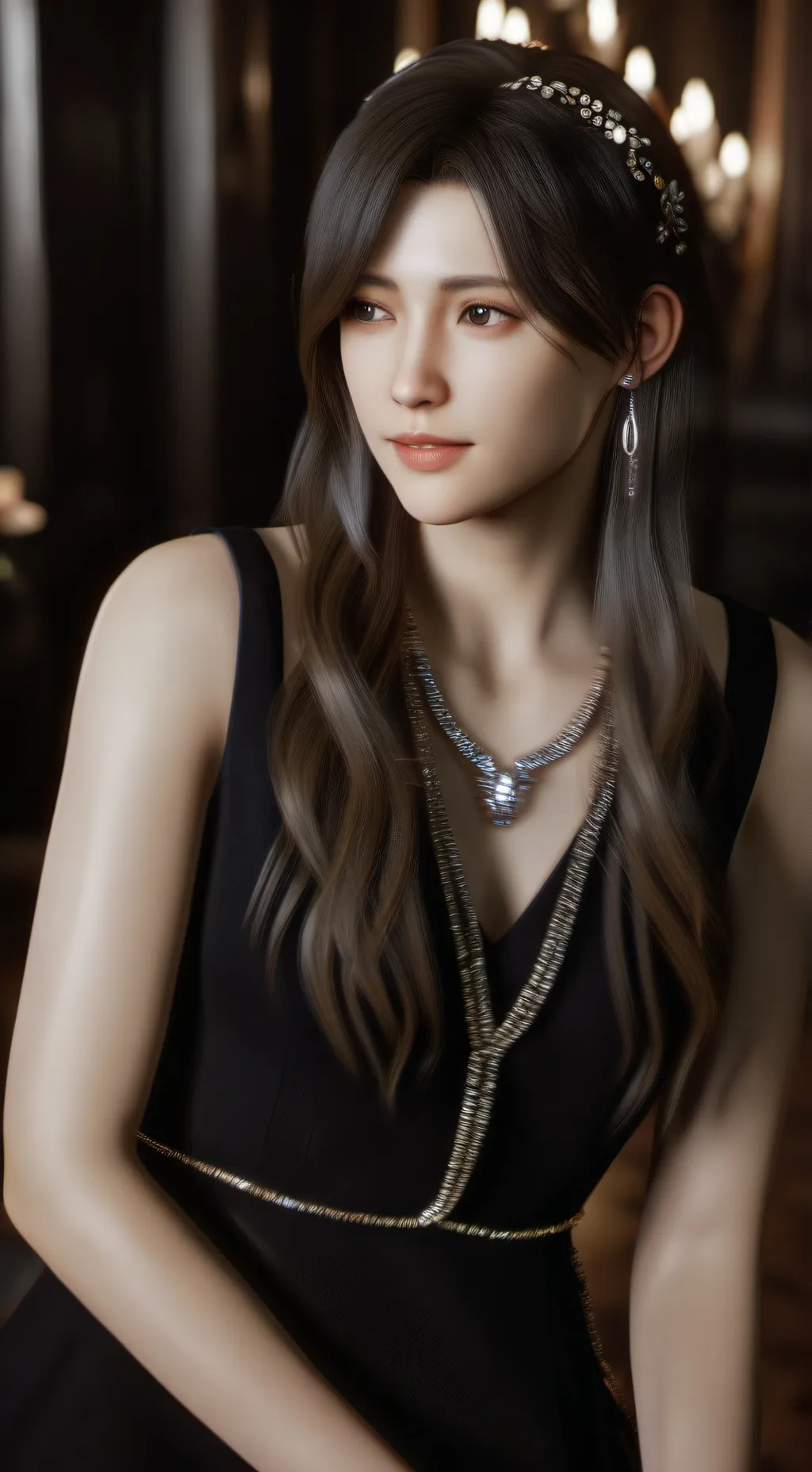 ai character: Sophia vergara background