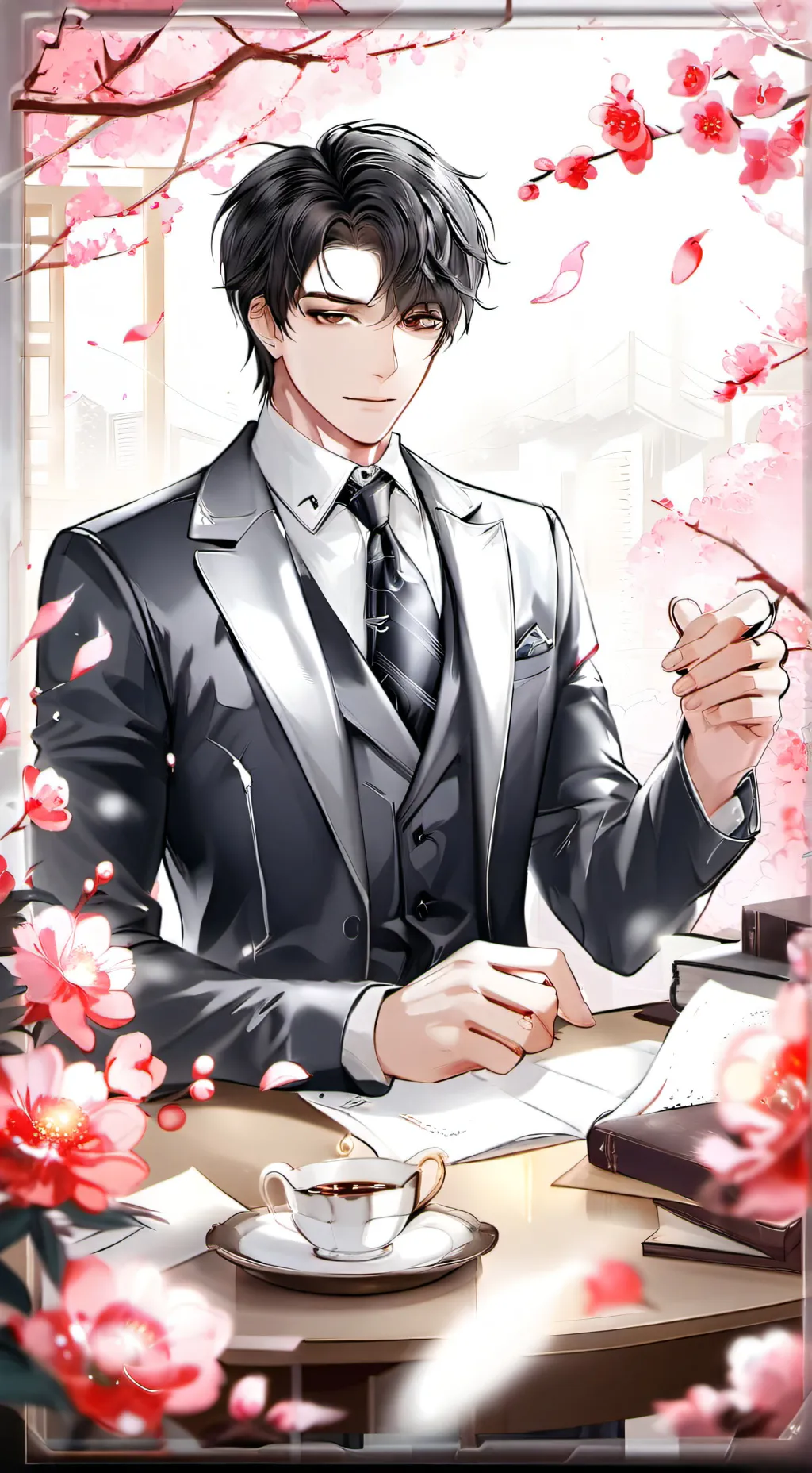 ai character: shaun  background