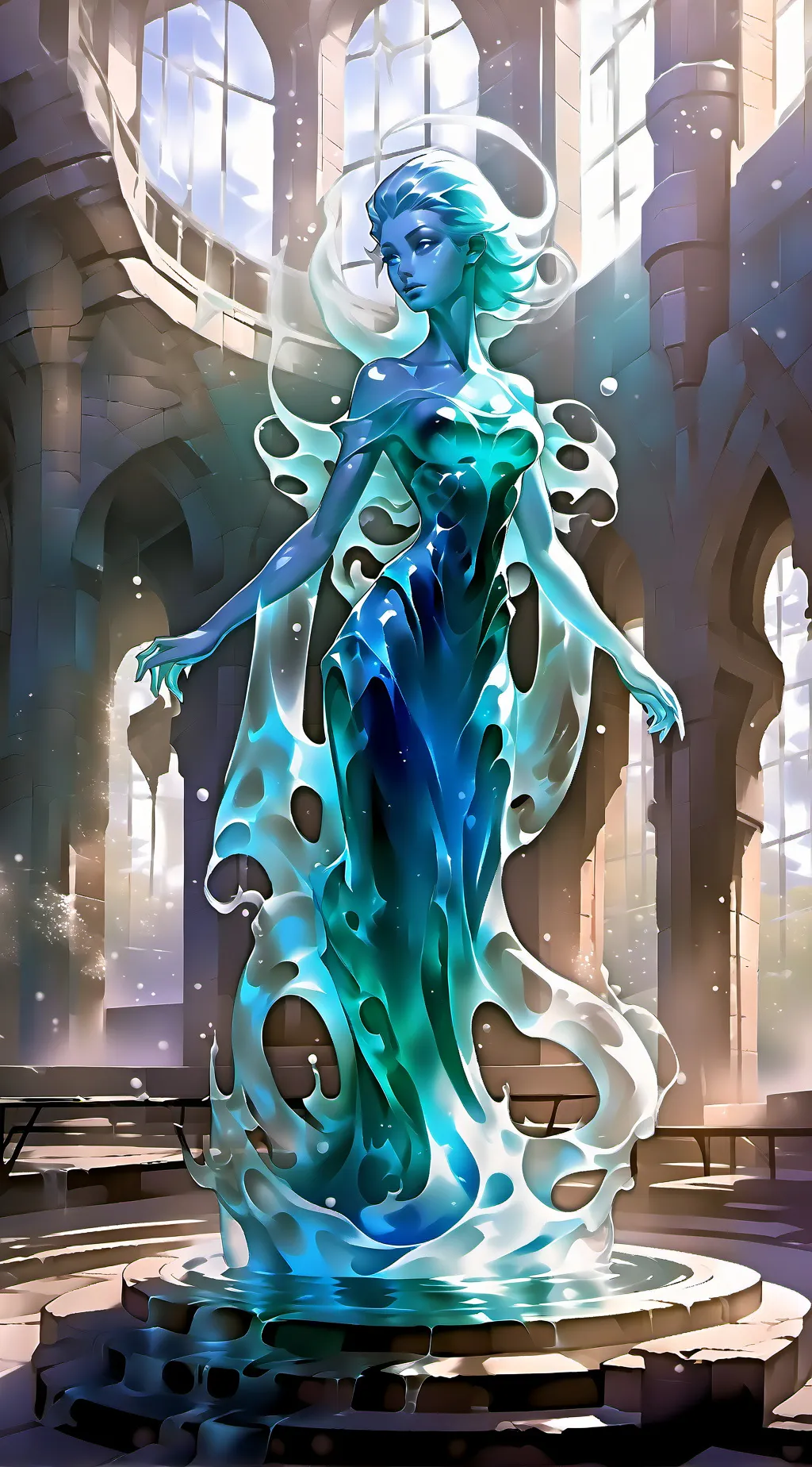 ai character: Nimue background