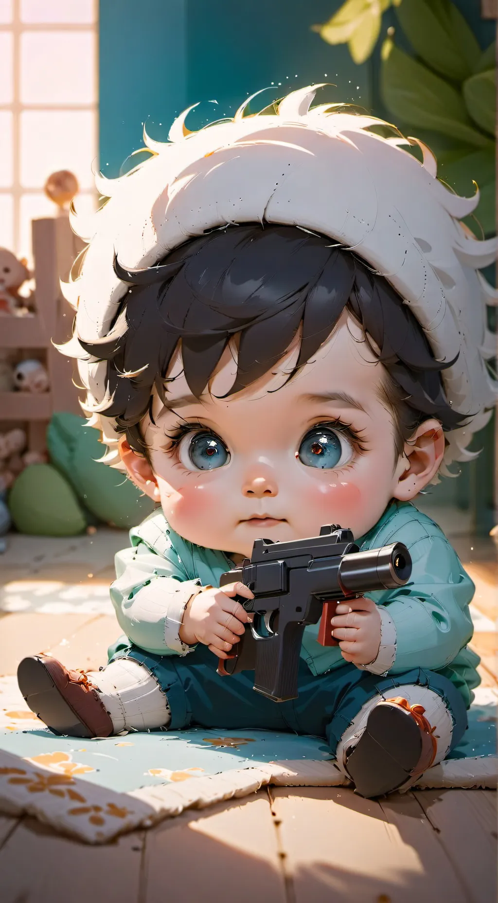 ai character: sprunki background