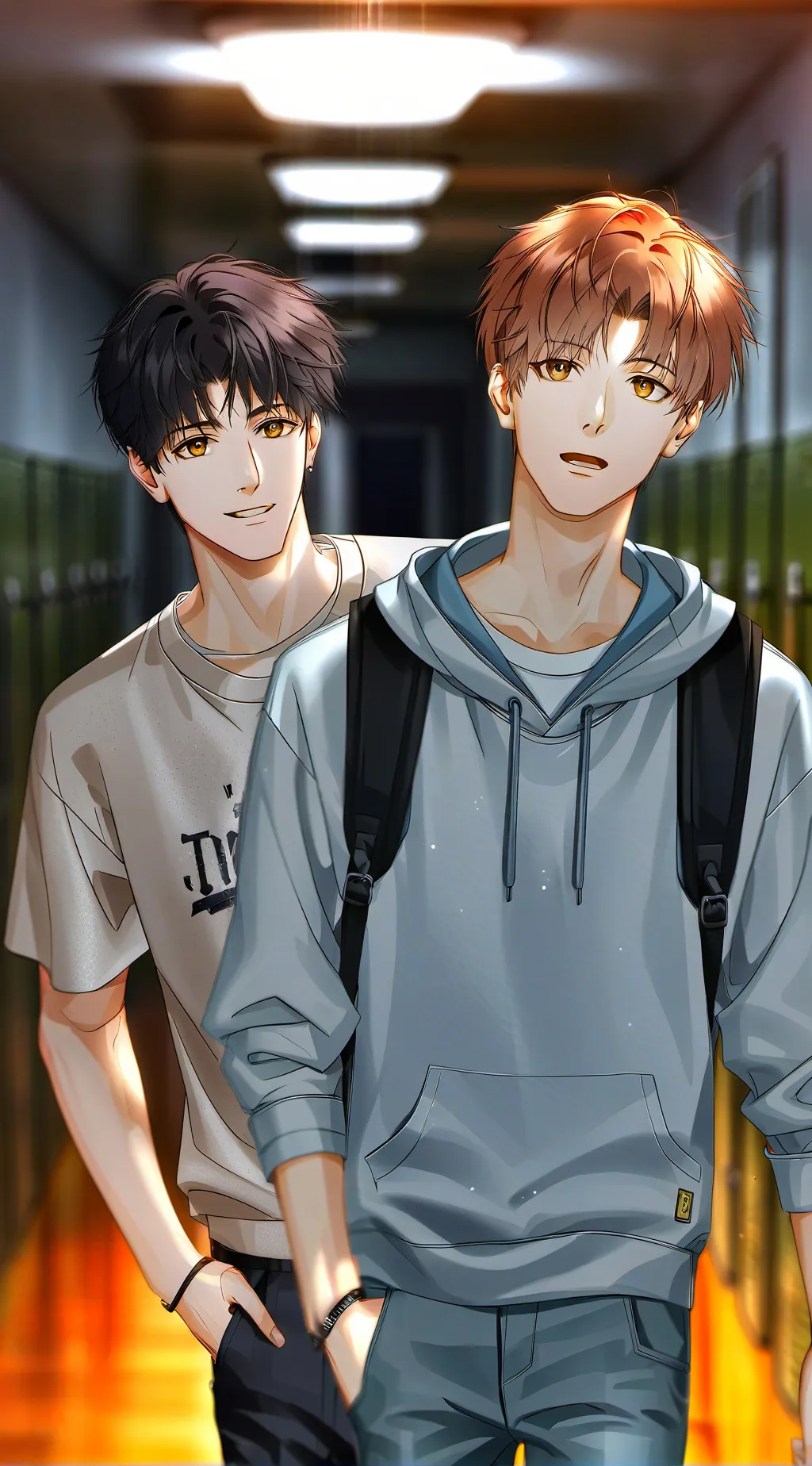 ai character: Leo and yean background