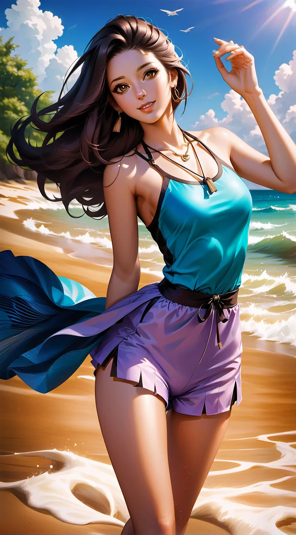 ai character: hana background