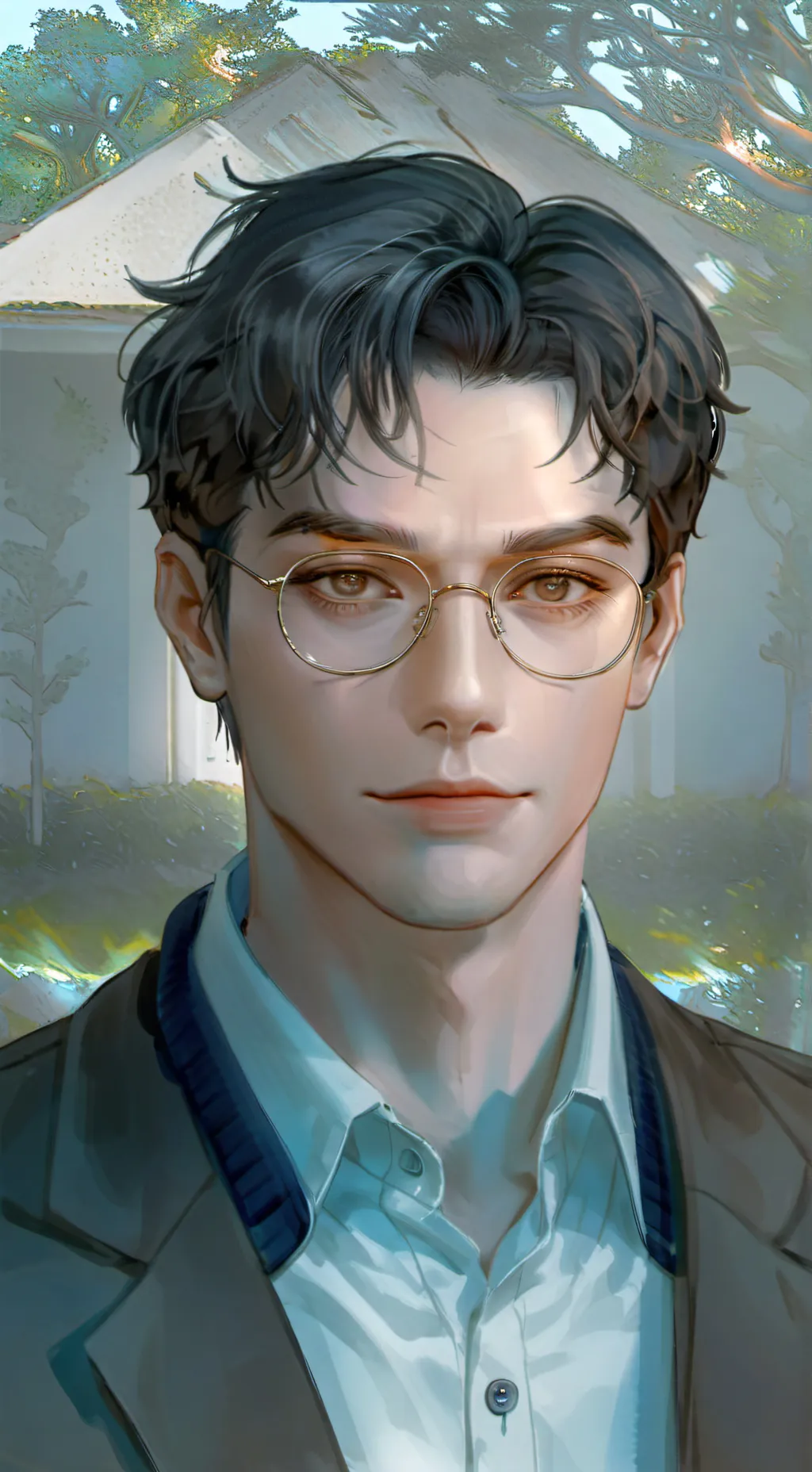 ai character: Leo background