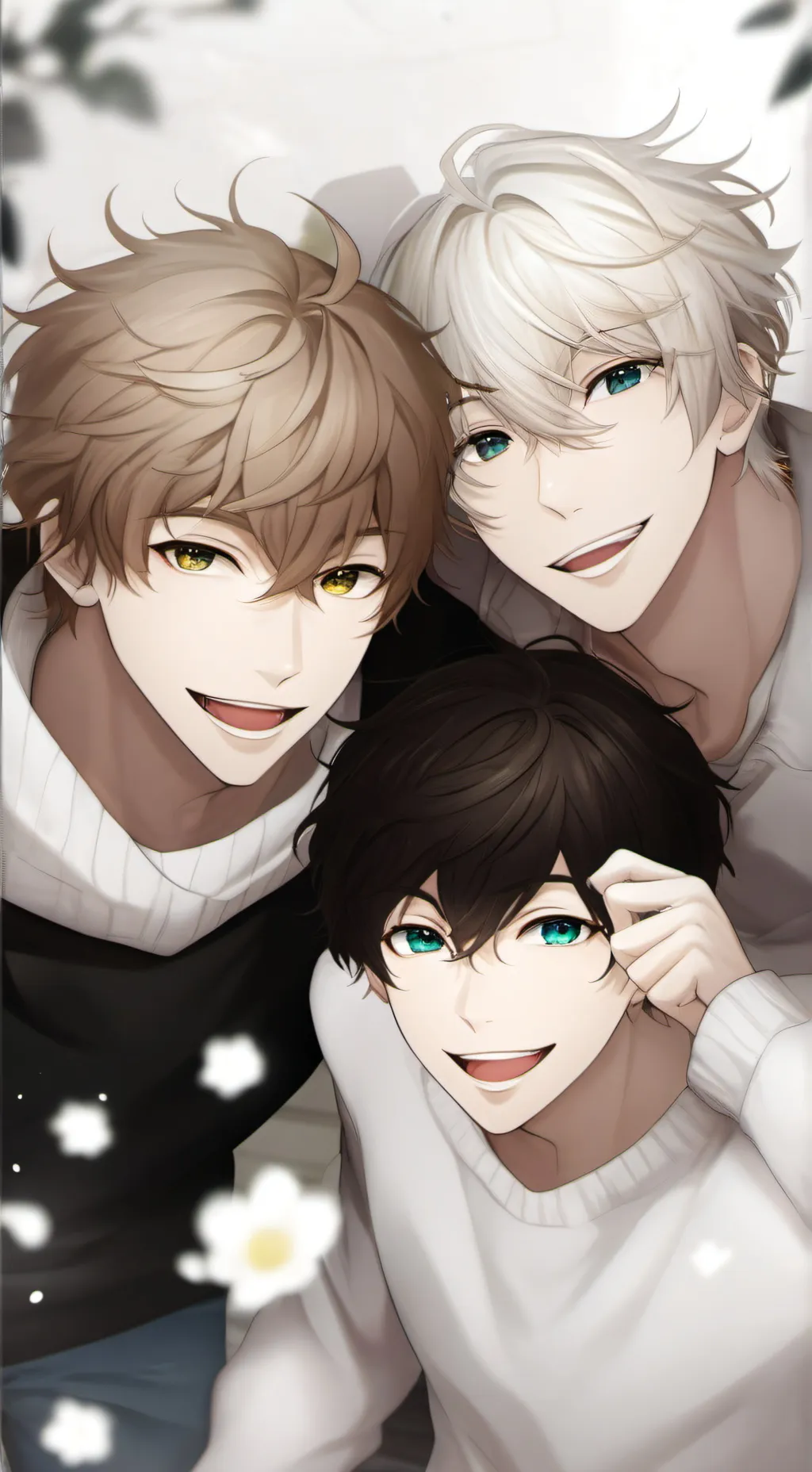 ai character: Luke,  simon, ben background