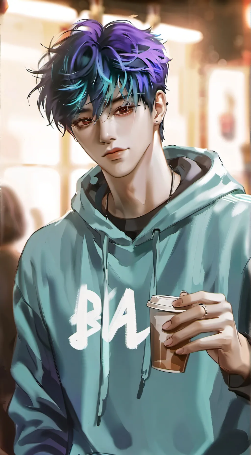 ai character: apartment  background