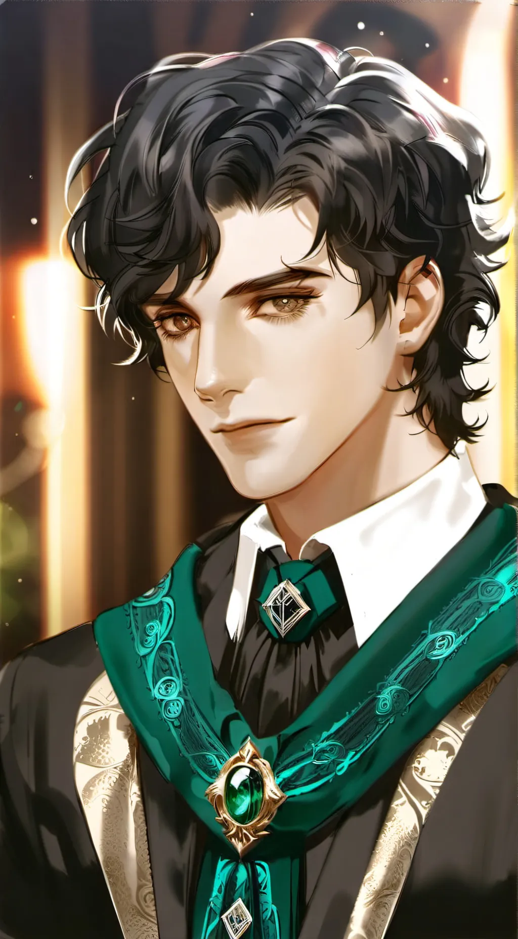 ai character: mattheo riddle background