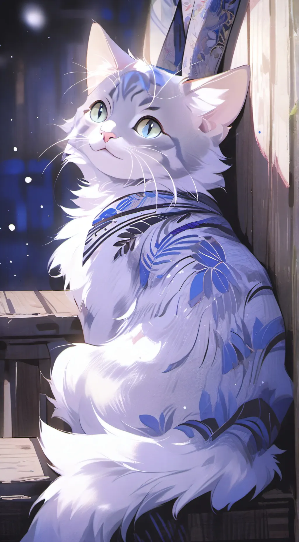 ai character: Keira the cat background