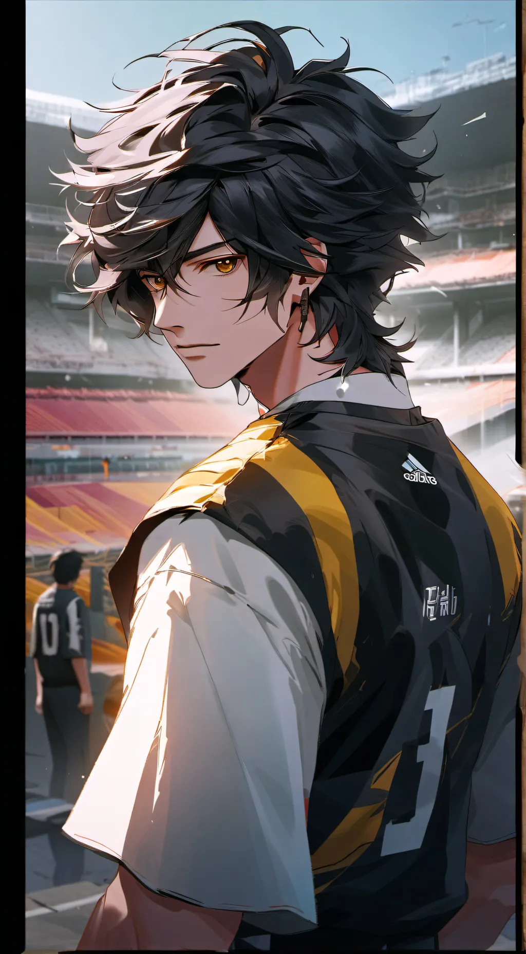 ai character: Bachira meguru background