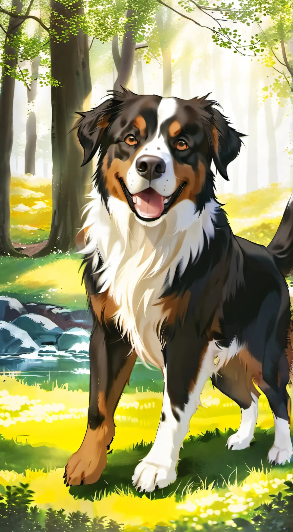 ai character: Cane background