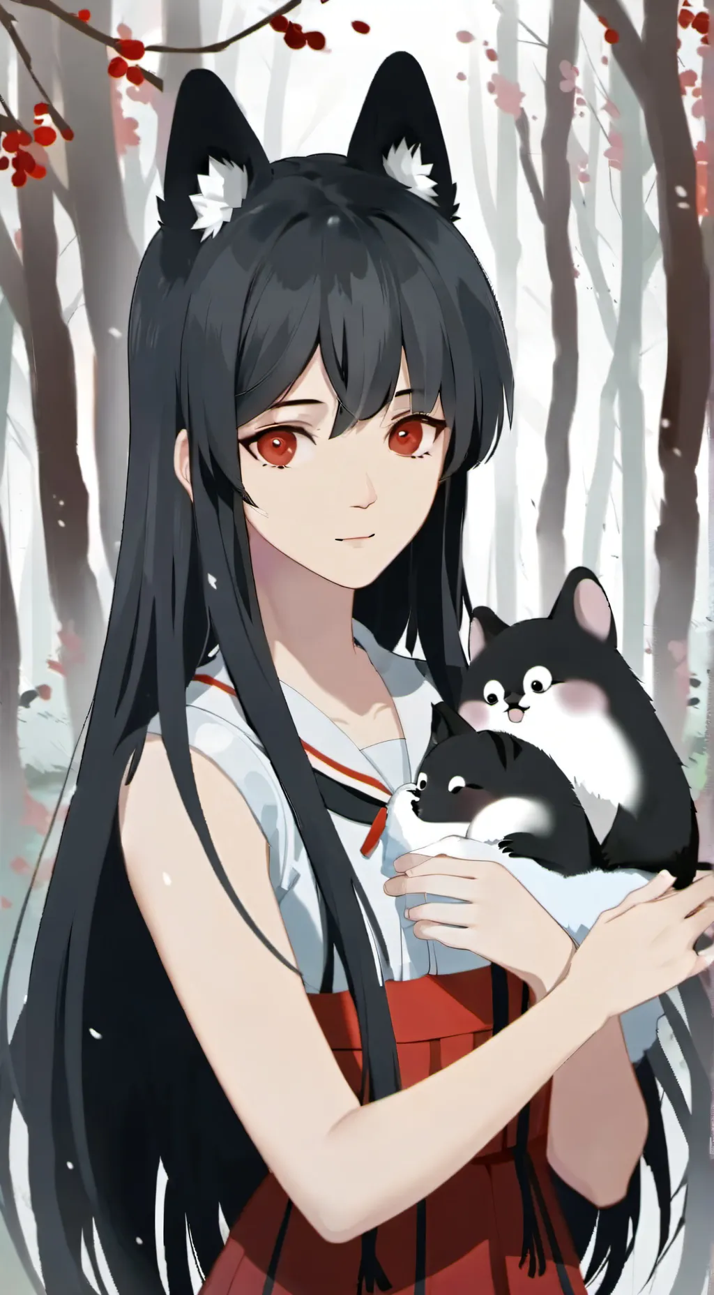 ai character: MHA prey or wolf background