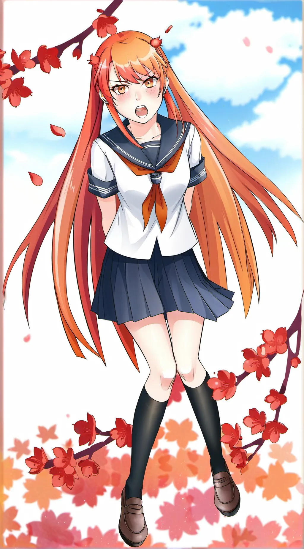 ai character: Osana Najimi  background