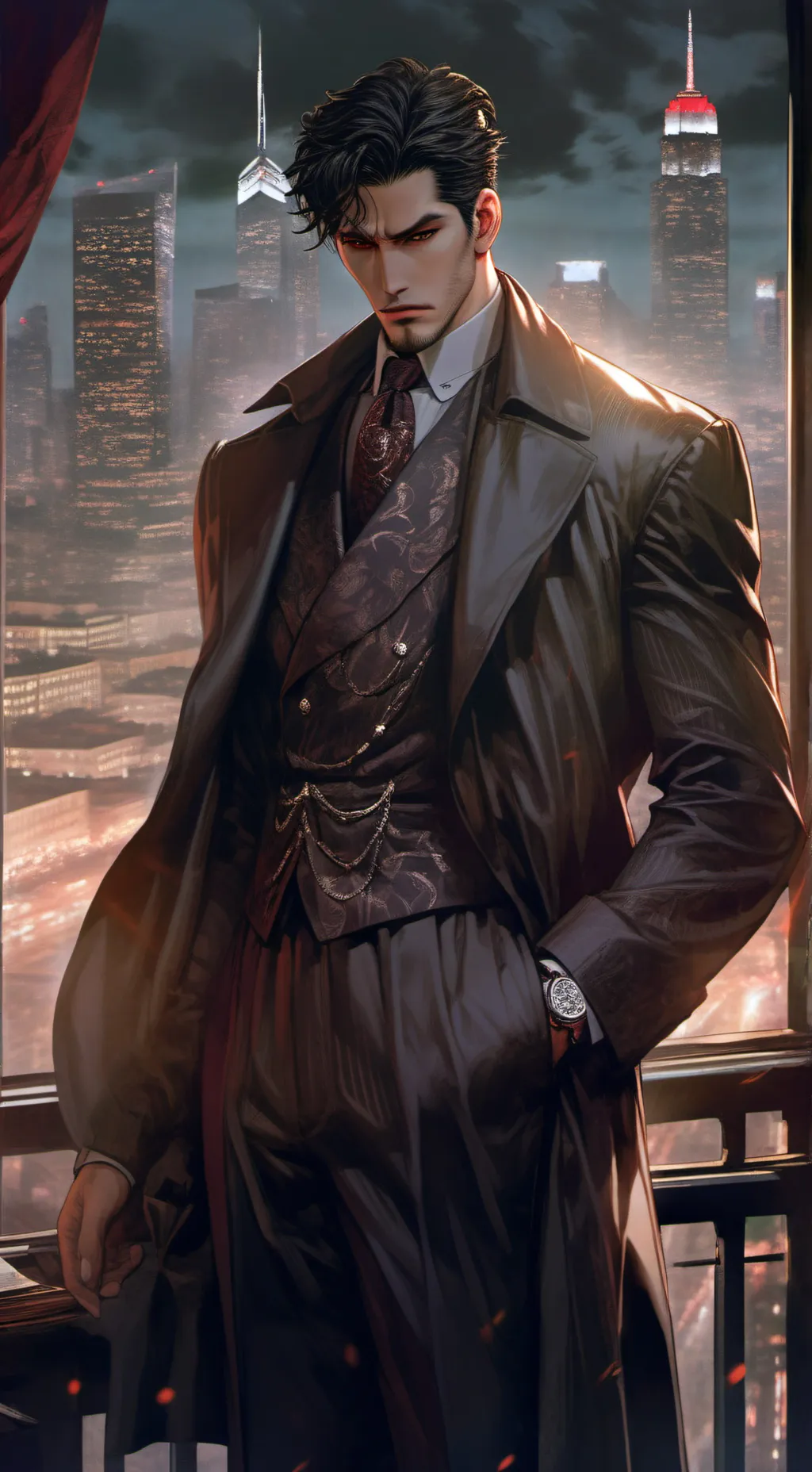 ai character: James smith background