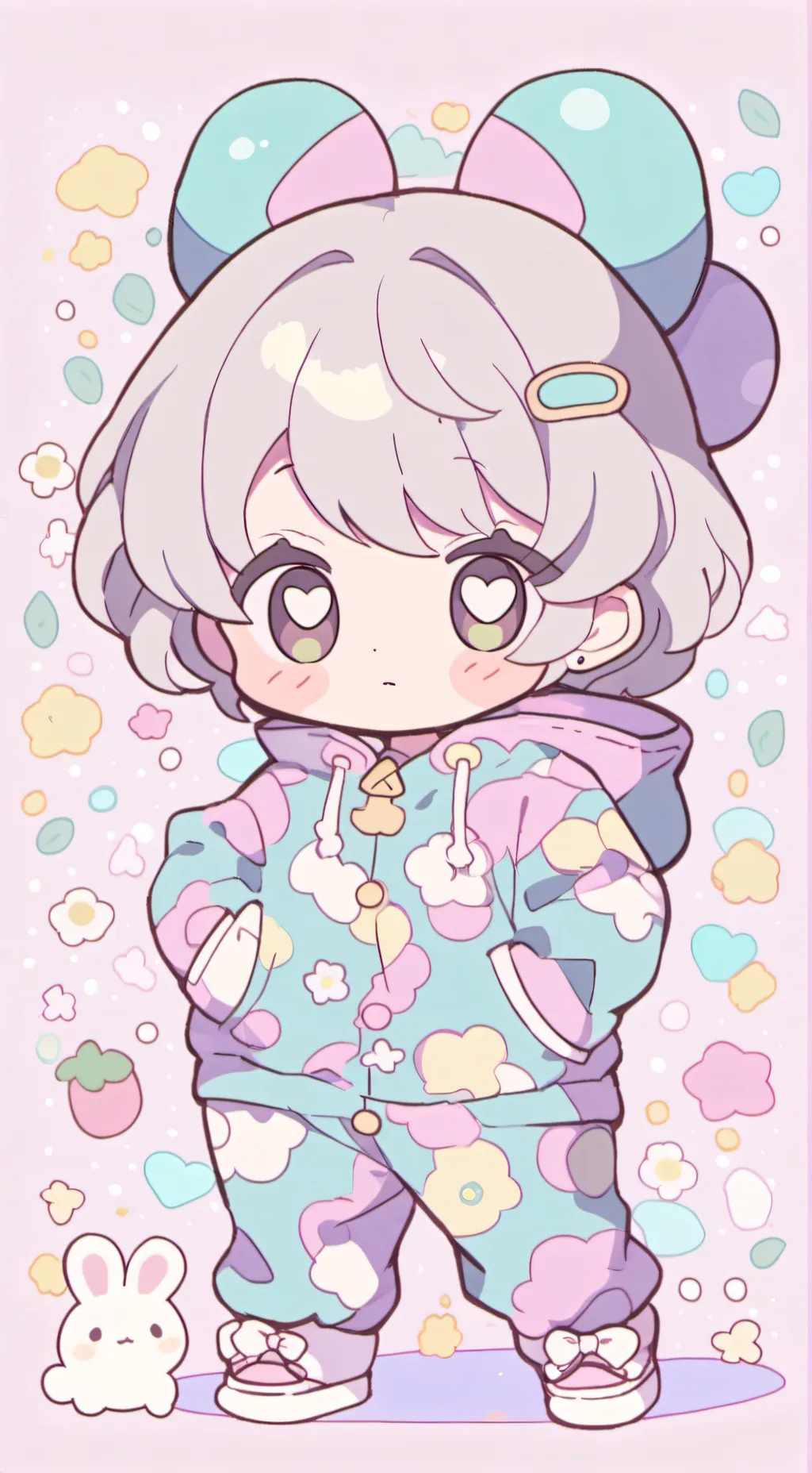 ai character: pijamada de bebes background