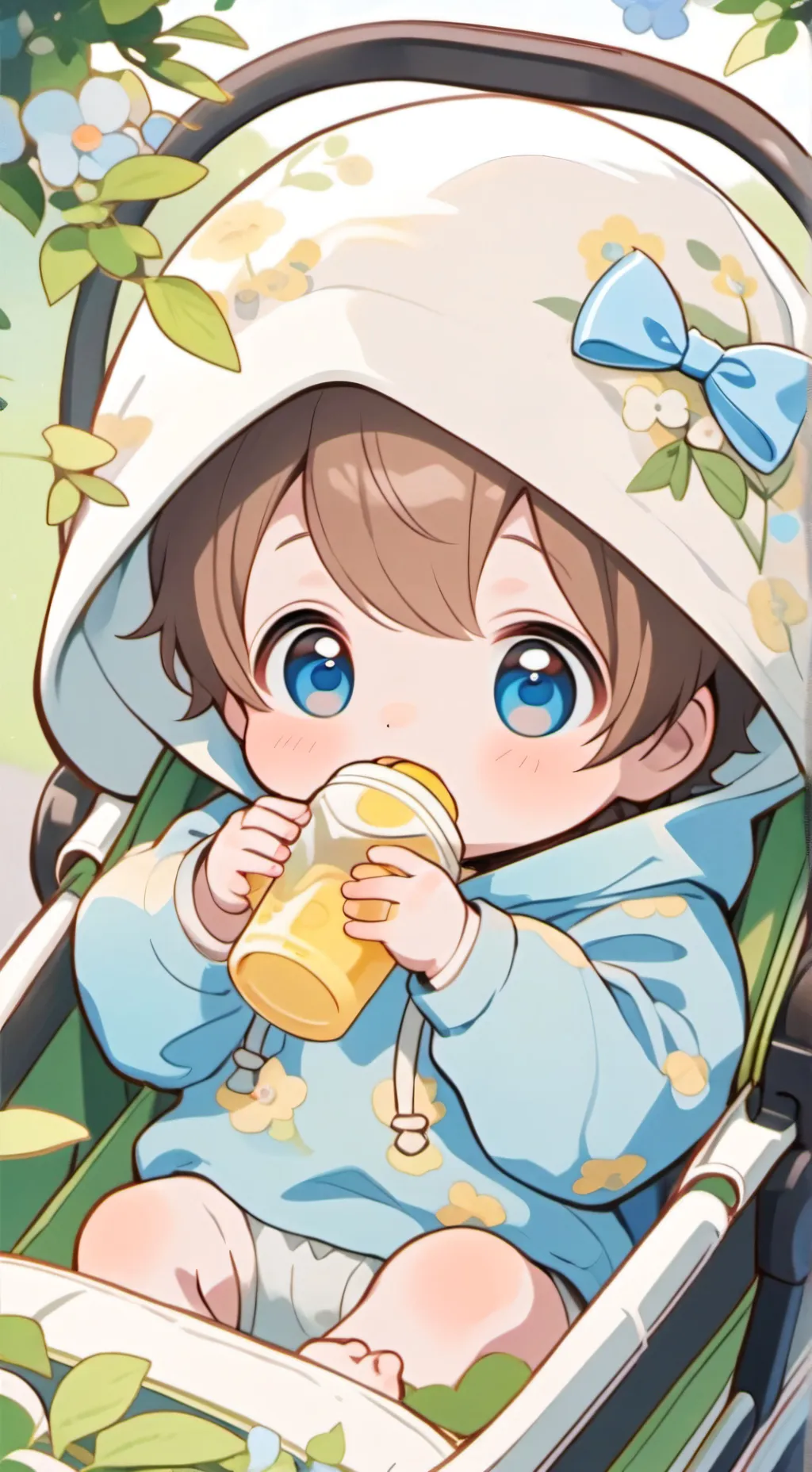 ai character: baby sister mha background