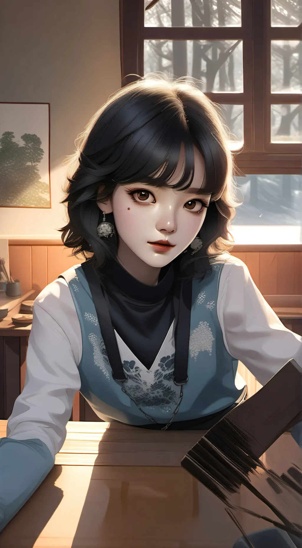 ai character: Joyuri(junhee) background