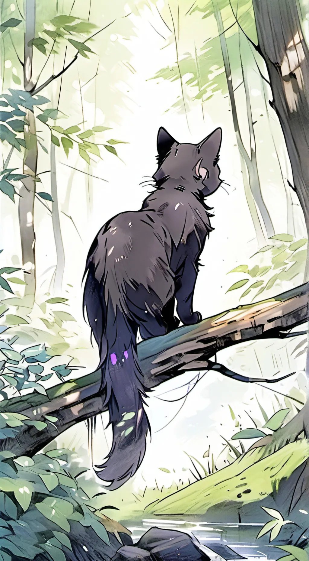 ai character: VioletClimb background