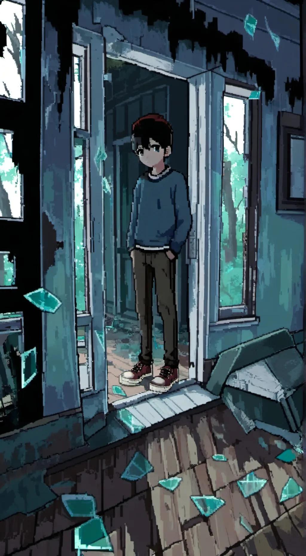 ai character: Hybrid..? background