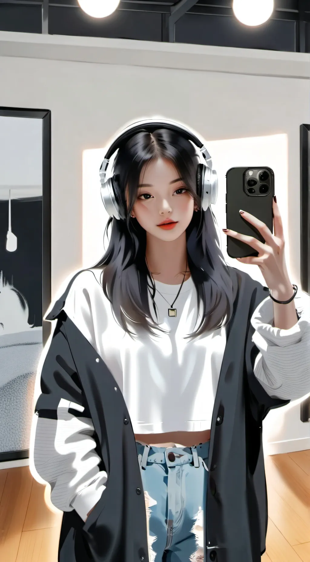 ai character: Valentina  background