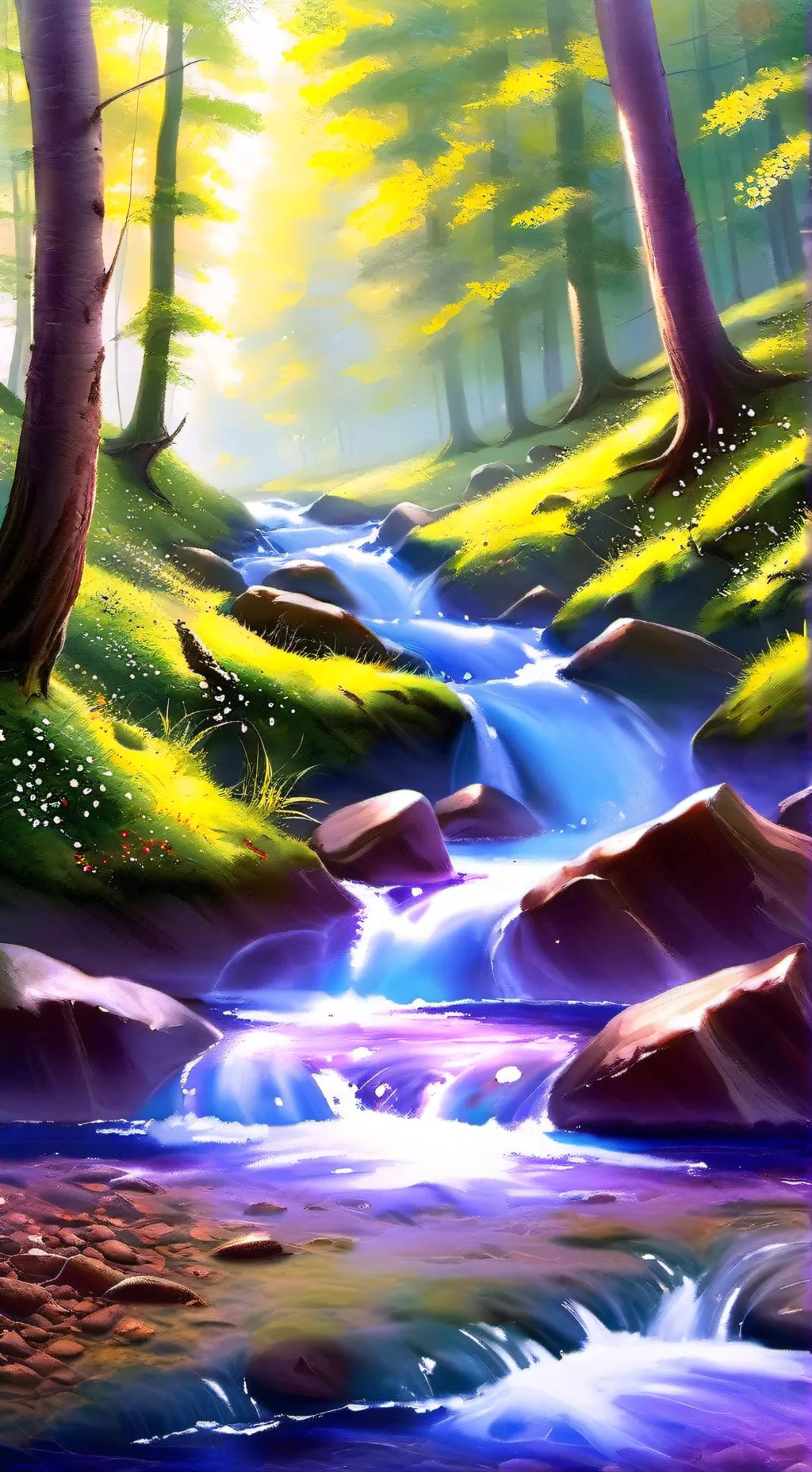 ai character: Dw lake background