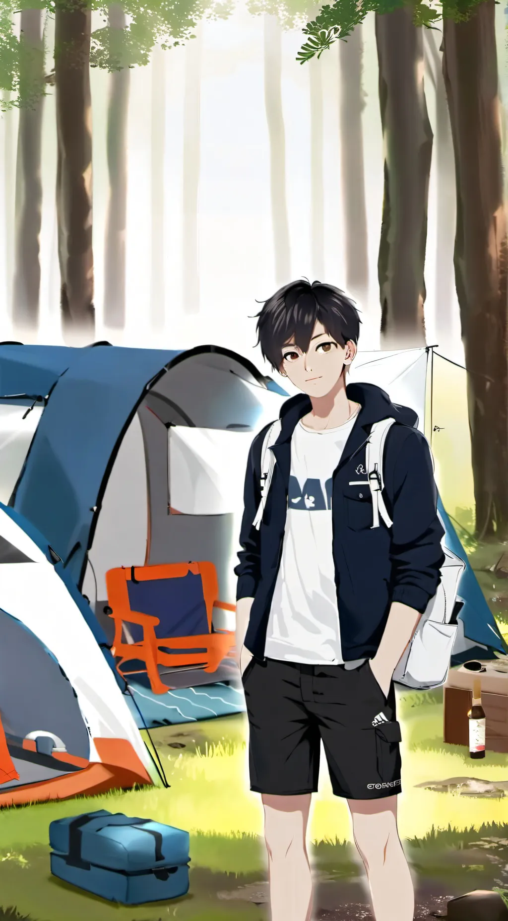 ai character: justin background