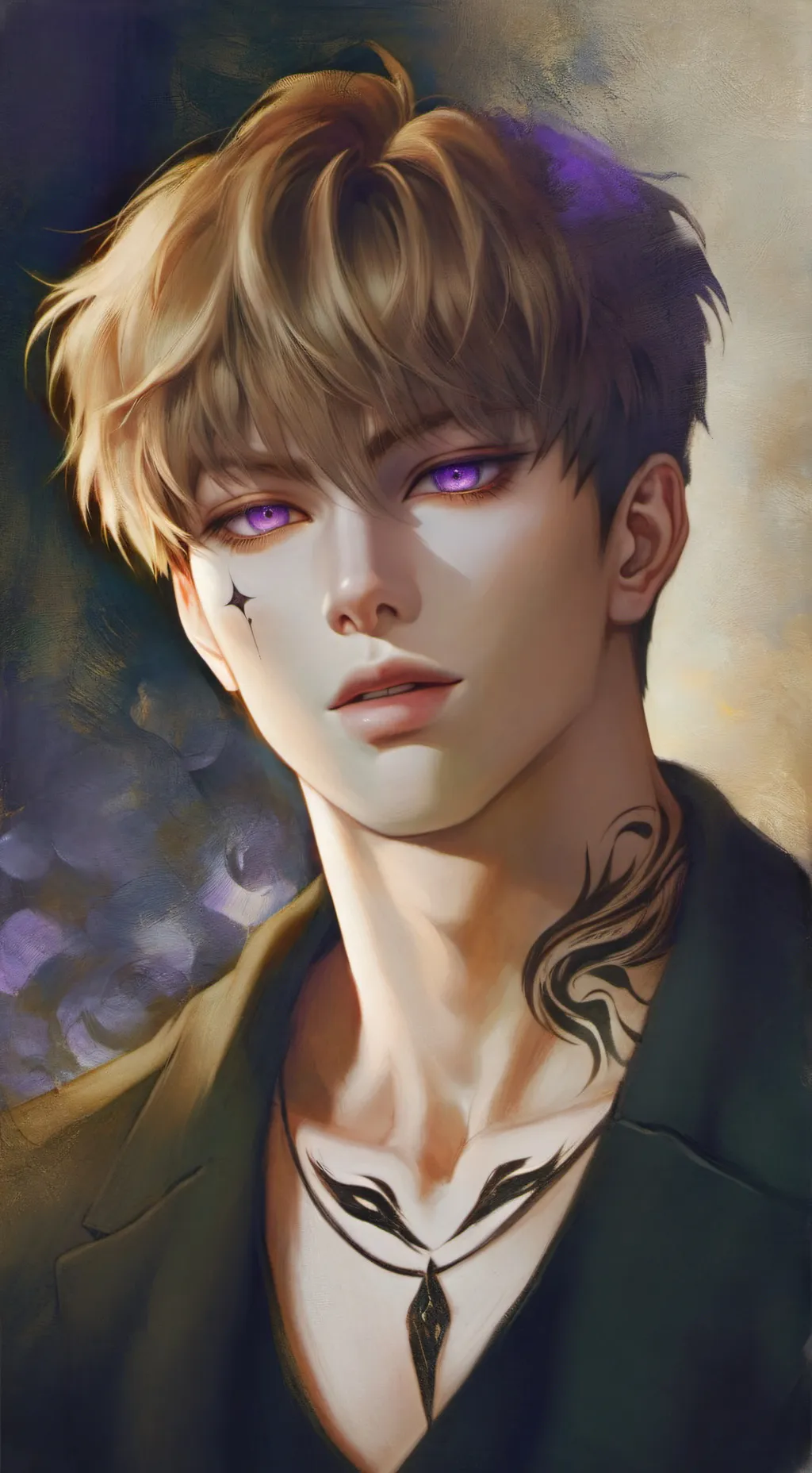 ai character: Nicolas  background