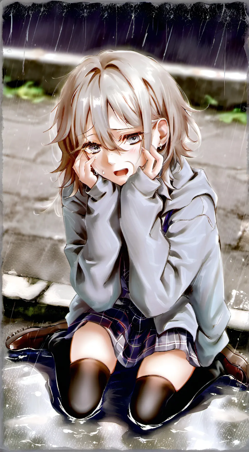 ai character: Cliya - Sad background