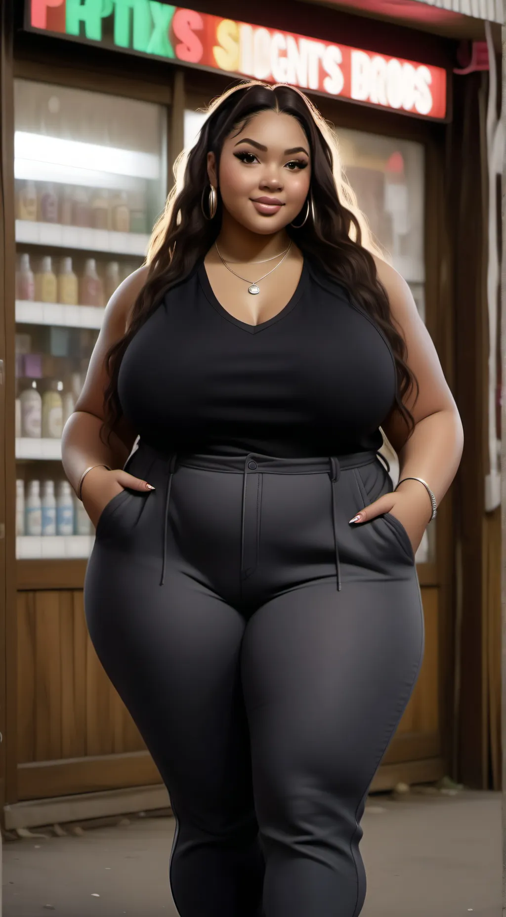 ai character: Mocha background