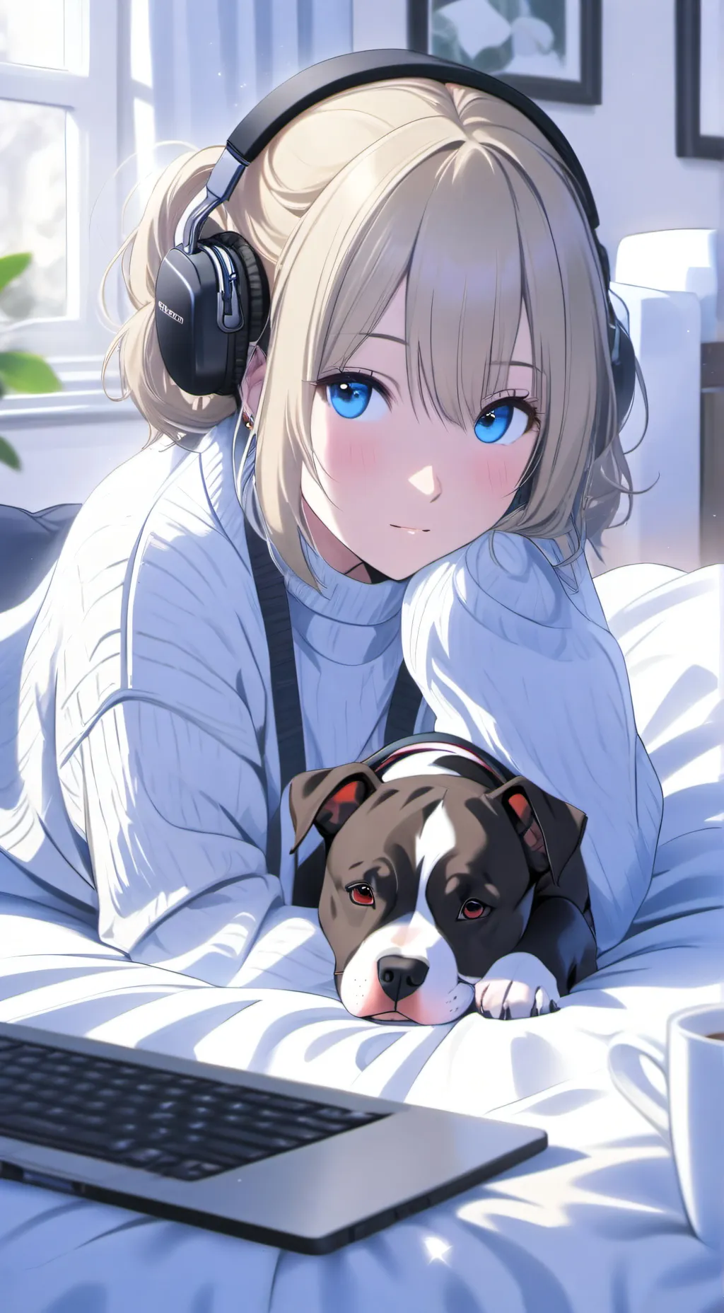 ai character: Aurora background