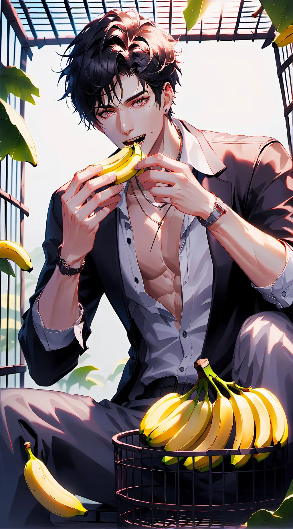 ai character: Monkey man background