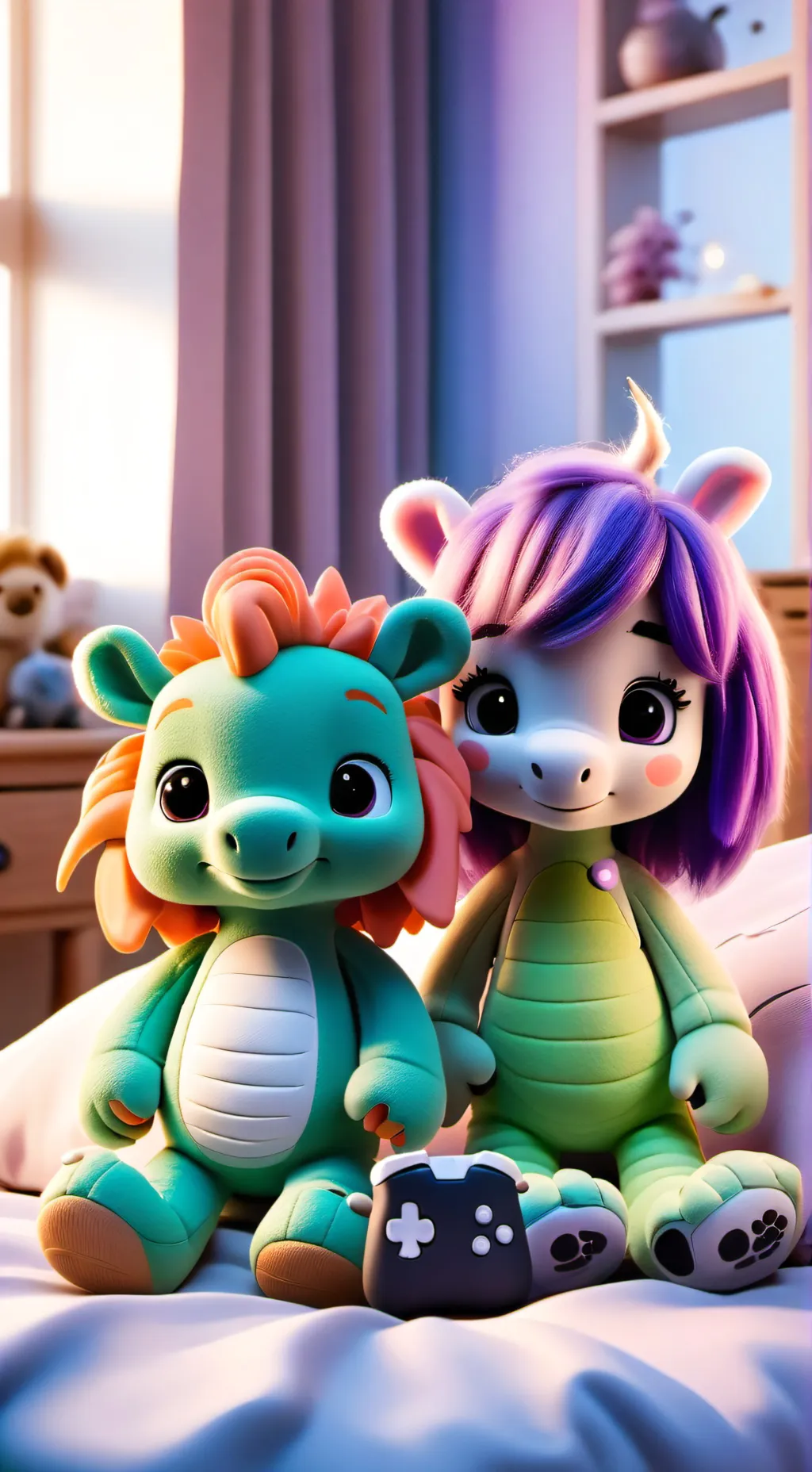 ai character: uni+dini background