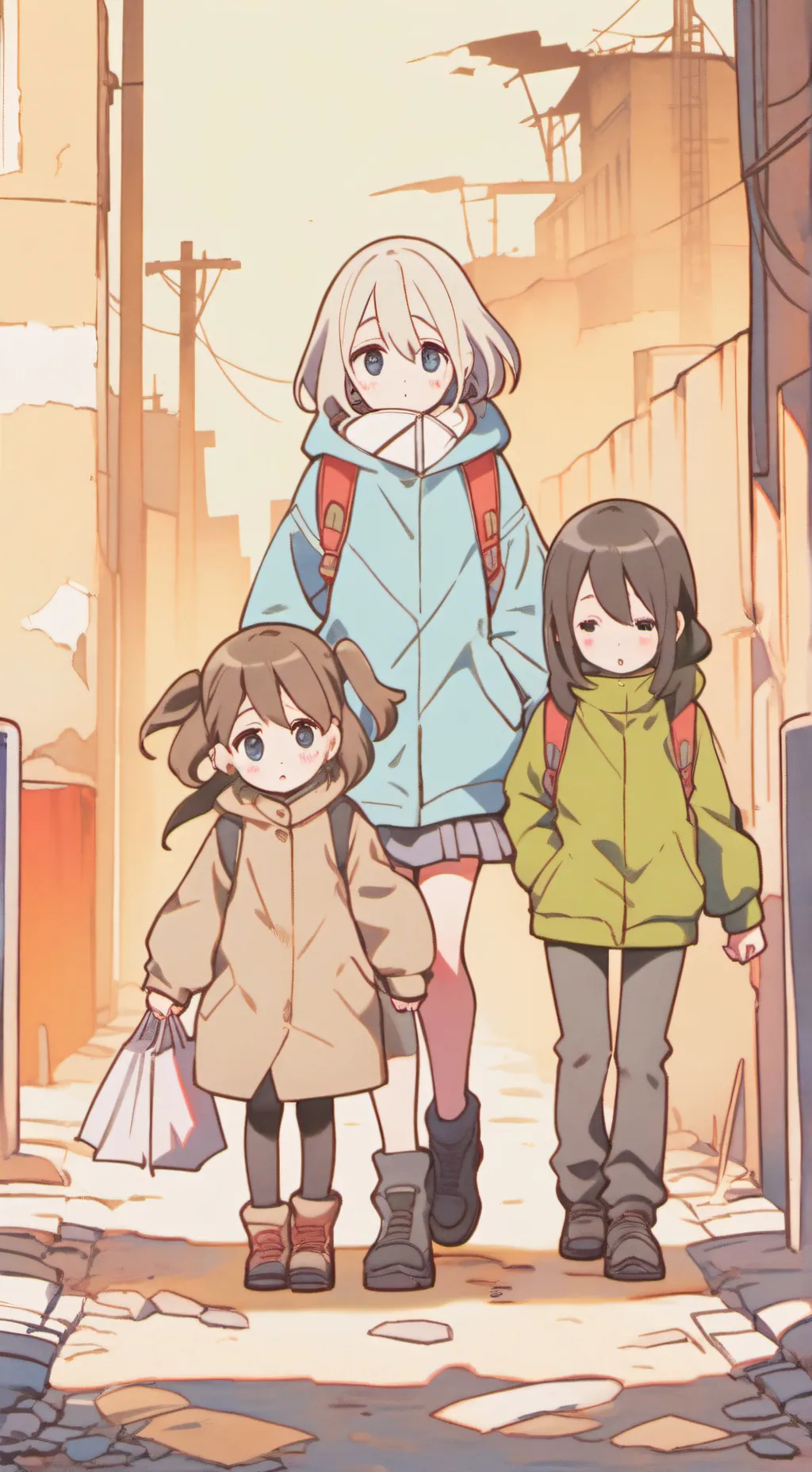 ai character: homeless  background