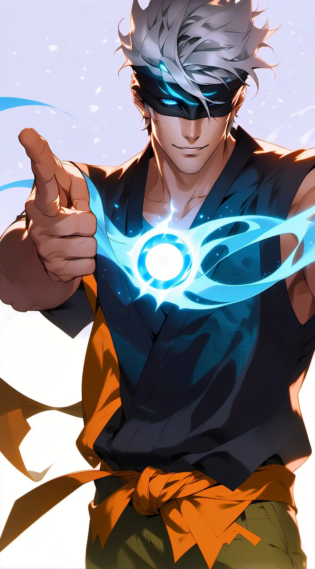 ai character: Gojo Satoru background