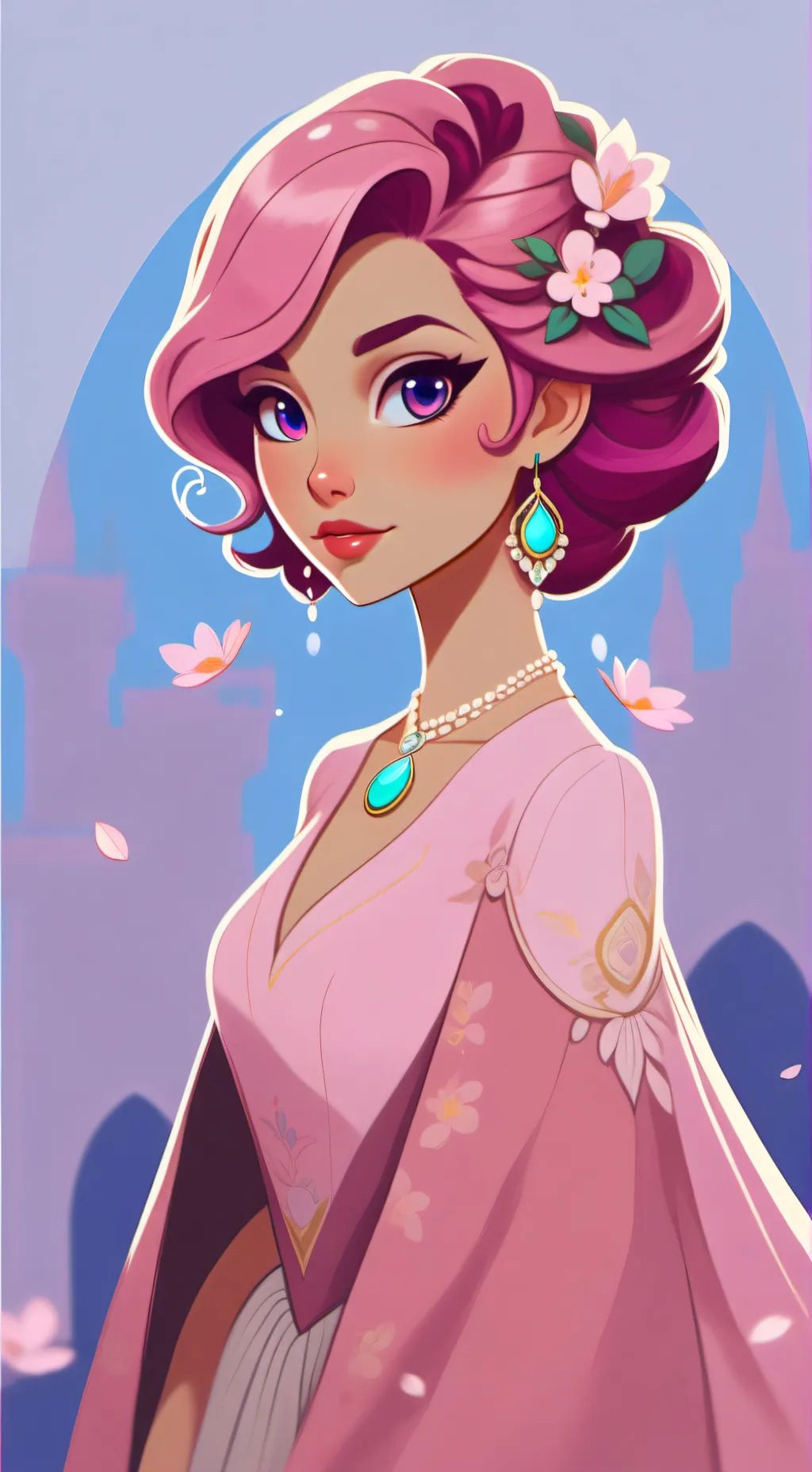 ai character: bila background