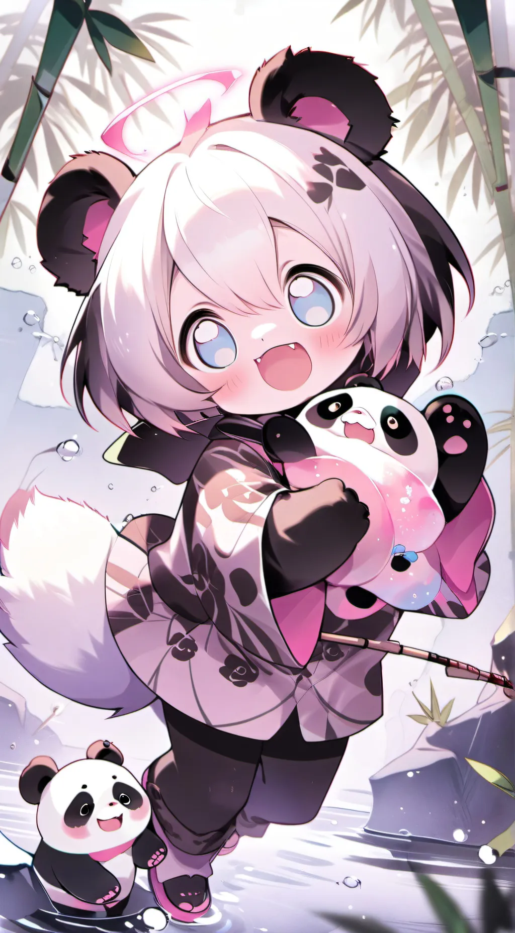 ai character: Panda Spirit background