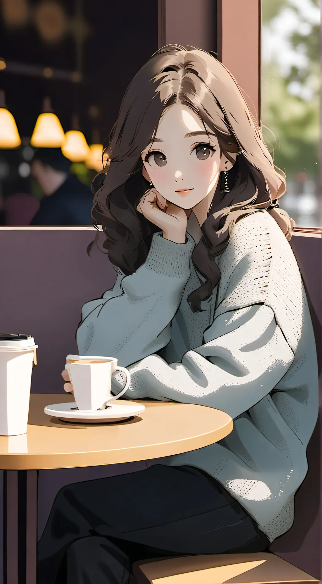 ai character: 🤎🖤Miko🖤🤎 background