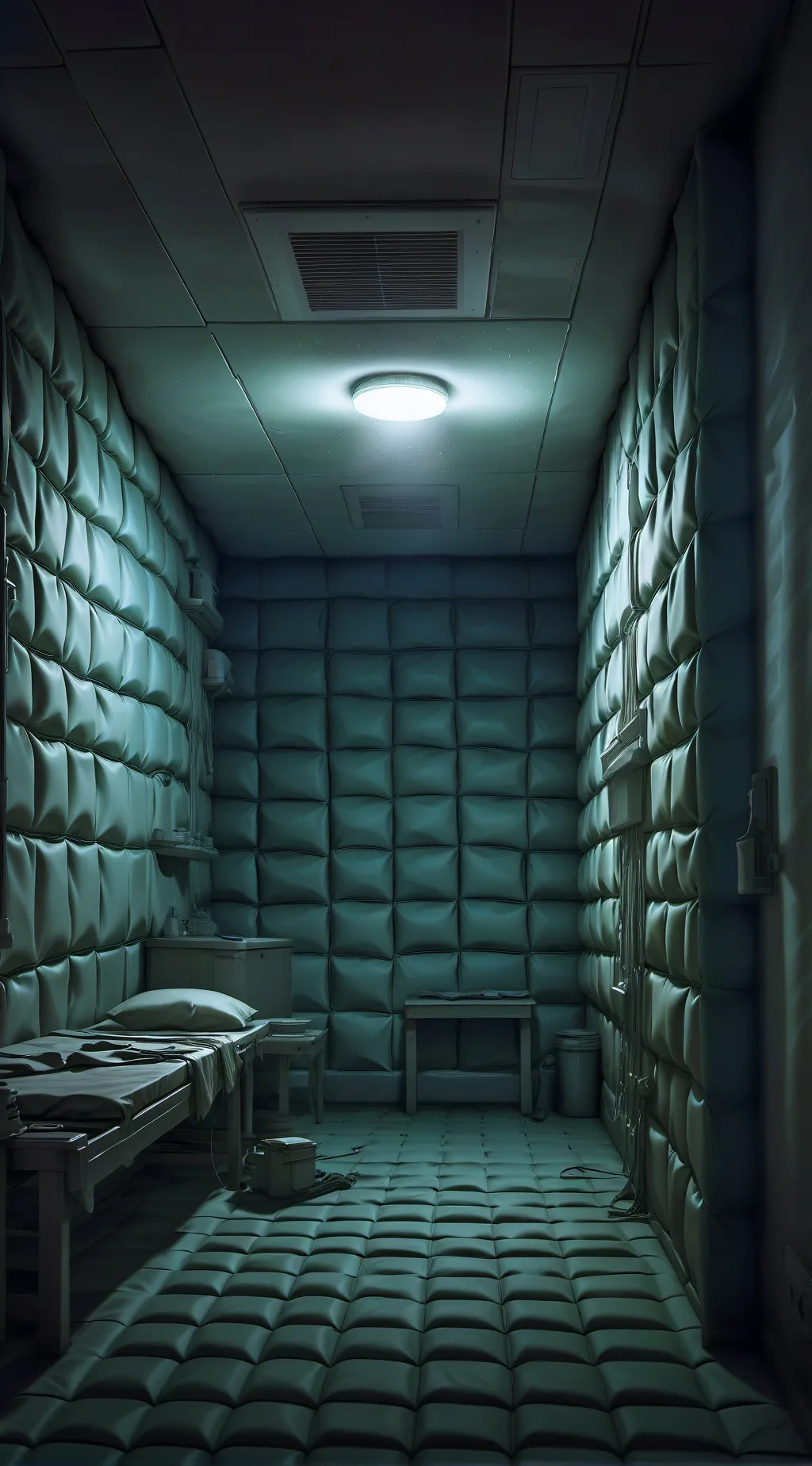 ai character: the rubber room background