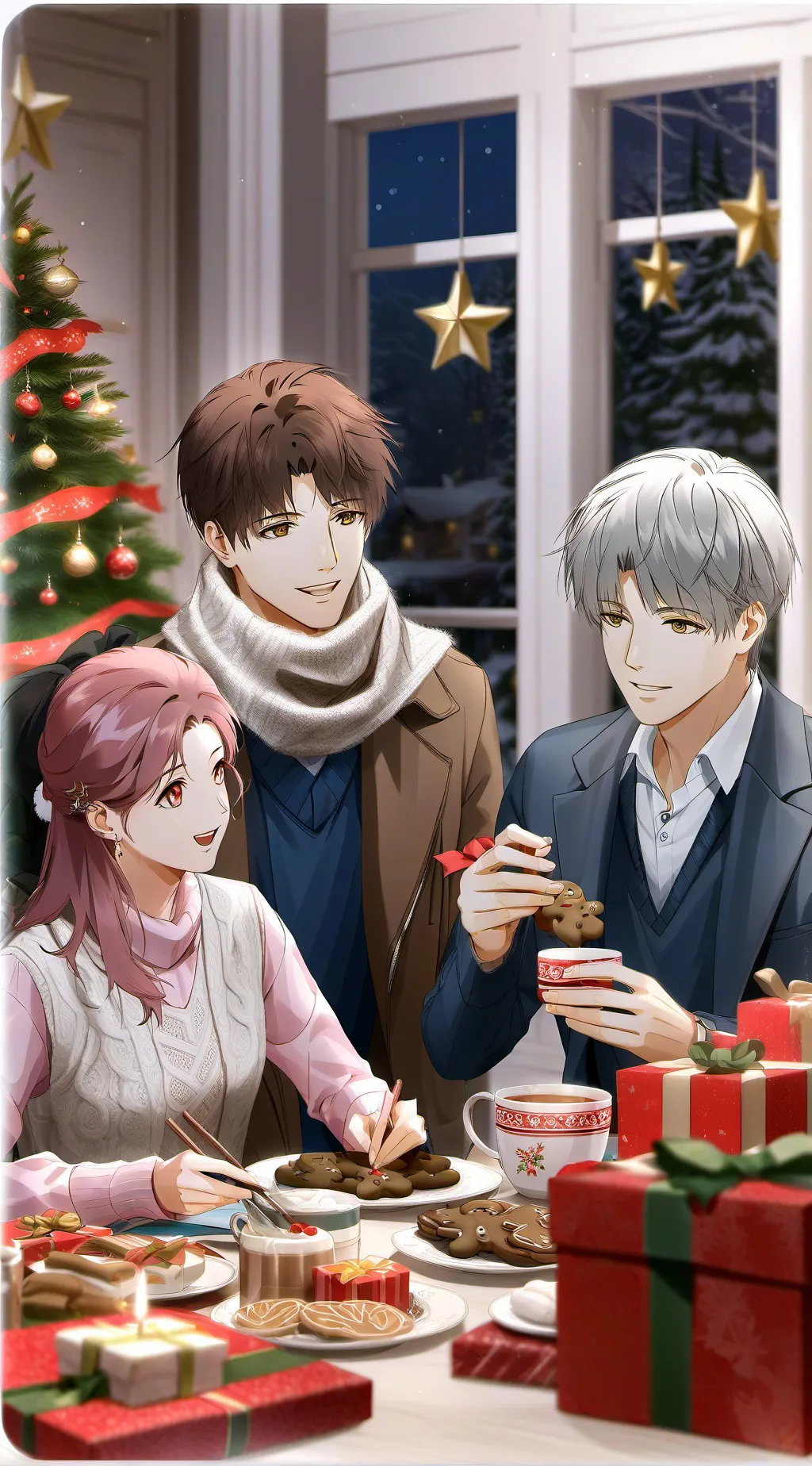 ai character: christmas event 😘😘 background