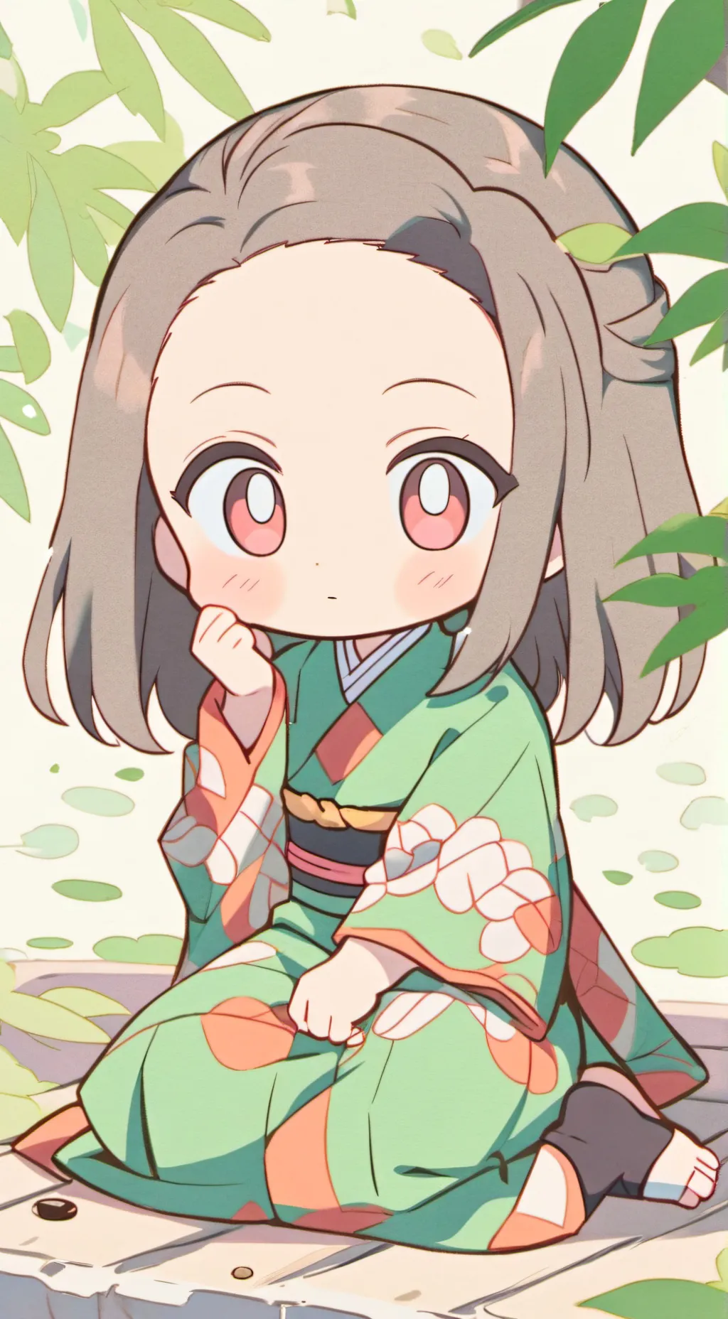 ai character: Nezukooo background