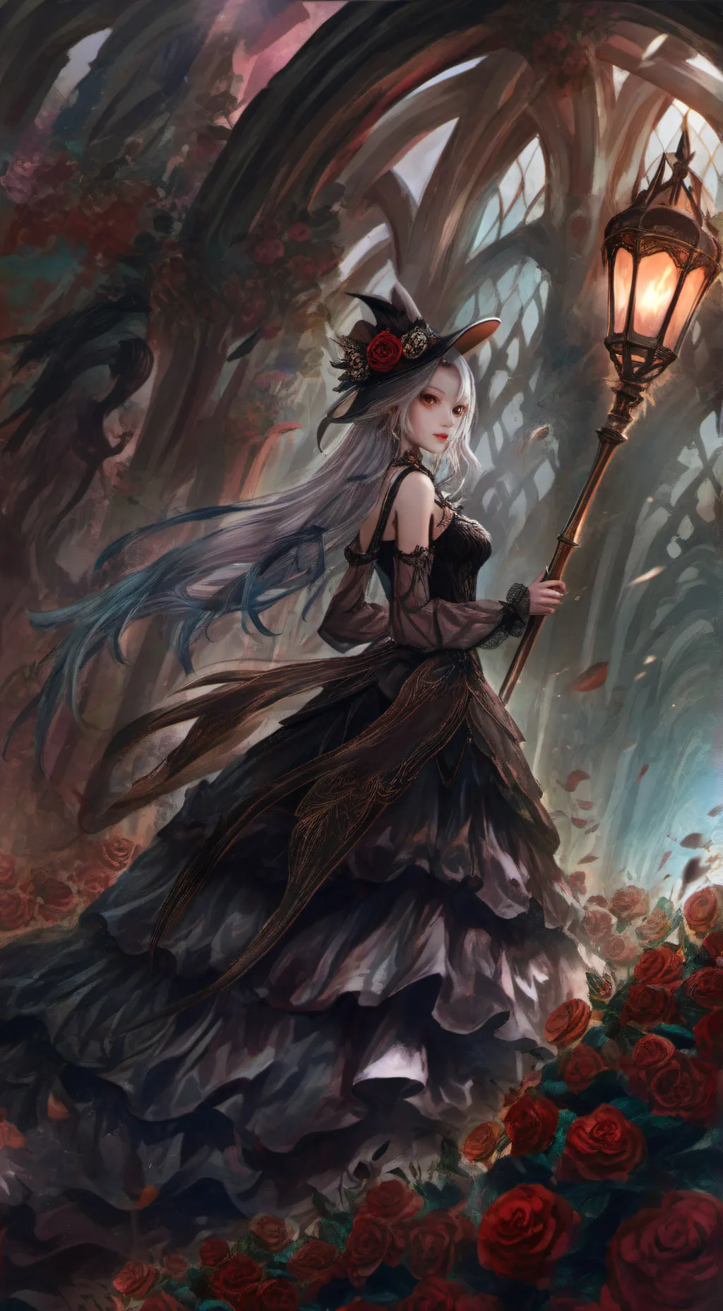 ai character: Witchgirl background