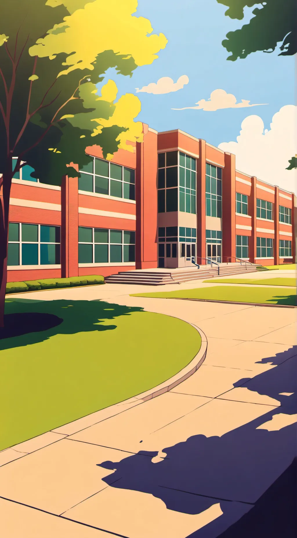 ai character: School background