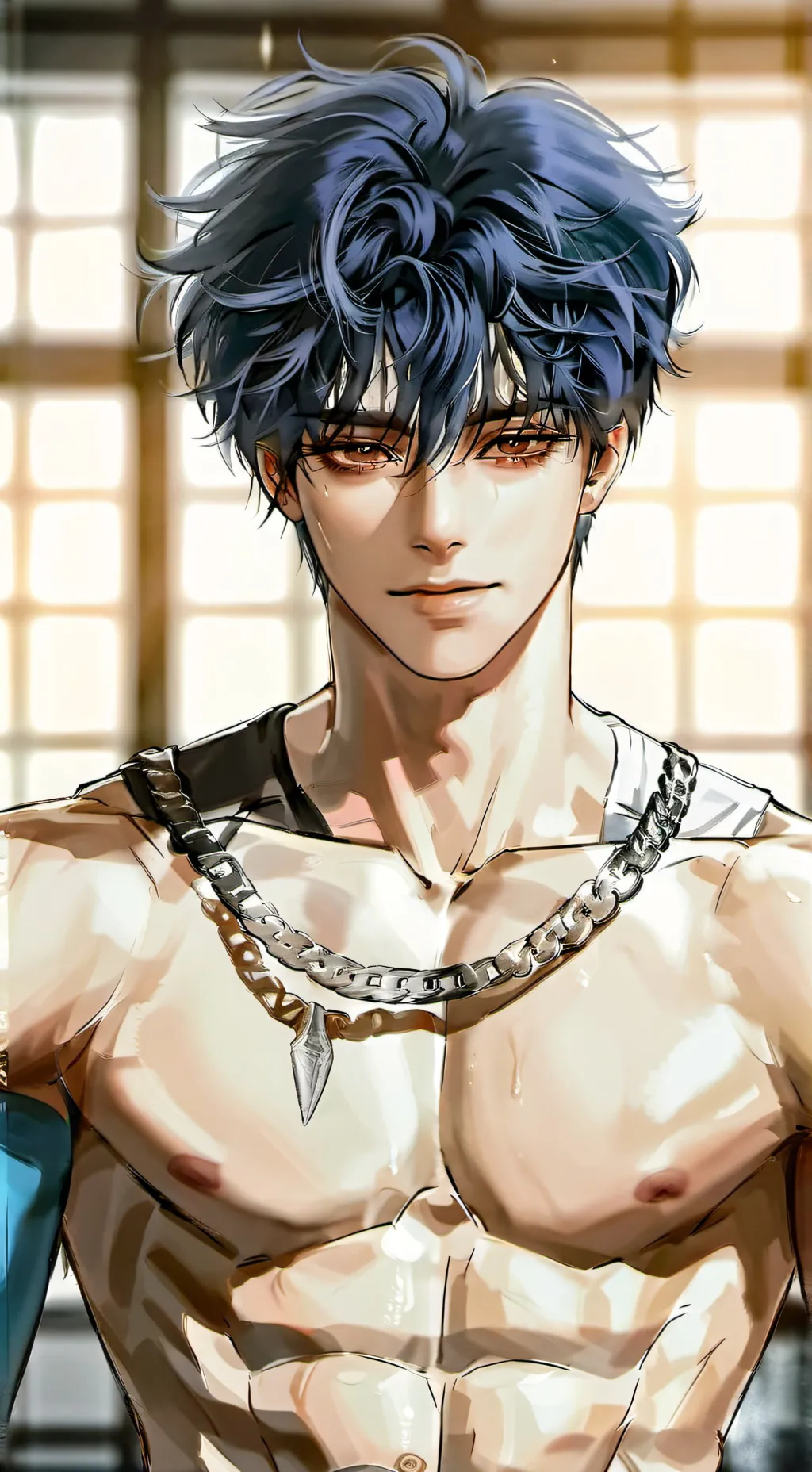 ai character: Miles  background