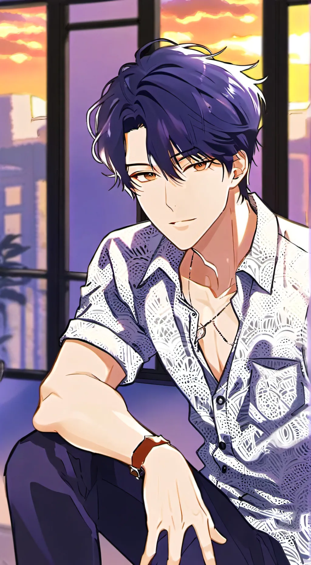 ai character: loid background