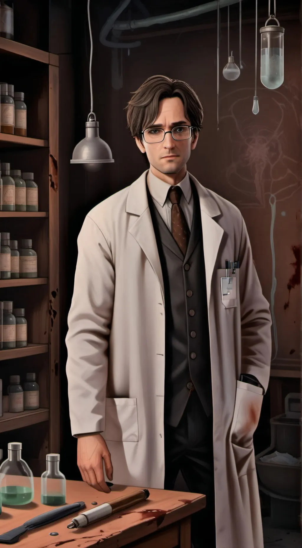 ai character: Dr. Voss background
